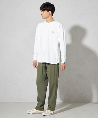 SHARE PARK MENS 【UNISEX】吸水速乾 LMCバックプリントロングスリーブTシャツ（L・XLサイズ） ホワイト