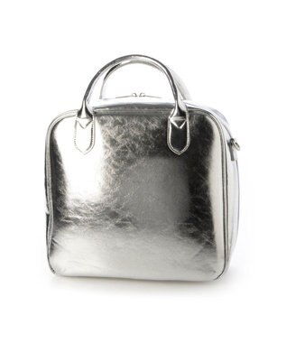 UNBILLION 【テレビ ドラマ着用アイテム】カシュカシュ cachecache / 2wayスクエアビッグボストン シルバー