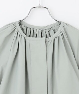 #Newans 【ANSWER for Co-Creation】フルギャザーシャツブルゾン セージ系