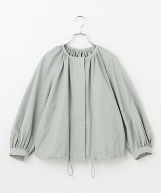 #Newans 【ANSWER for Co-Creation】フルギャザーシャツブルゾン セージ系