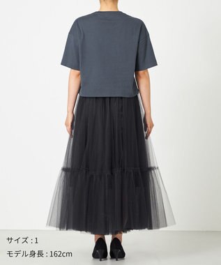 NAVE プリントTシャツ グレー系