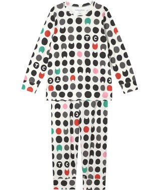 tsumori chisato SLEEP ツモリチサト パジャマ 綿100%(本体) 天竺素材 長袖 長ズボン レディース UDX598 /ワコール アイボリー