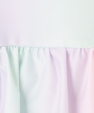 ANY KIDS 総柄フリルワンピース水着 レインボー