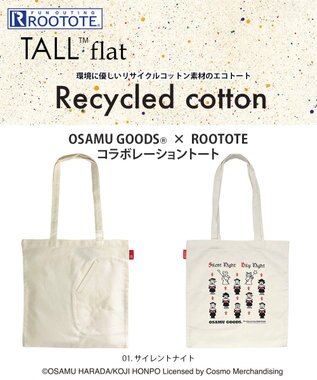 ROOTOTE 6286【オサムグッズ】OE.RC.トールフラット.オサム-D 01：サイレントナイト