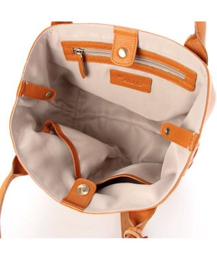 UNBILLION アトランタ ATLANTA / 牛革メッシュ手提げトート キャメル