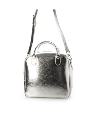 UNBILLION 【テレビ ドラマ着用アイテム】カシュカシュ cachecache / 2wayスクエアビッグボストン シルバー