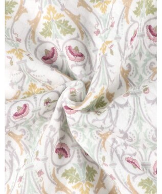 WACOAL パジャマ 長袖 長ズボン 綿混(本体) あったか ミントン レディース NDW426 /ワコール ホワイト