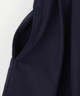 ANY KIDS 襟付き 半袖 ワンピース ネイビー