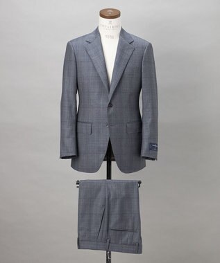 GOTAIRIKU 【ZEGNA/ゼニア】エレクタ スーツ(サックスブルーチェック) サックスブルー×チェック