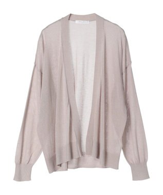 Green Parks 接触冷感　推しニット　ゆったりカーディガン Light Gray