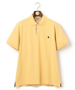 J.PRESS MEN 【大人気 / 10色展開】バックブル カノコレジメン ポロシャツ イエロー系