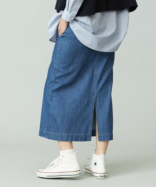  【WOMEN】ソフトデニムスカート