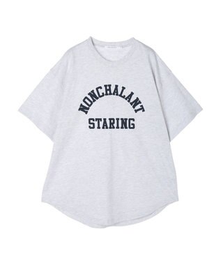 AMERICAN HOLIC ＮＯＮＣＨＡＬＡＮＴ　ＳＴＡＲＩＮＧ　カットチュニック1 Light Gray Mixture