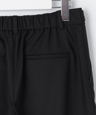 J.PRESS LADIES 【洗える】CARREMAN 2WAY ストレート ワイド パンツ ブラック系