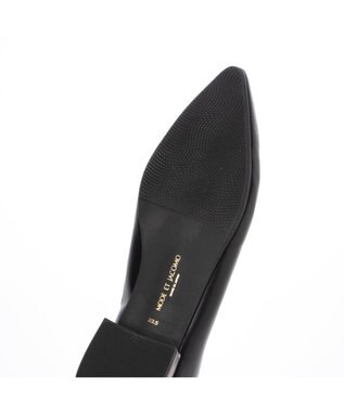 MODE ET JACOMO <MODE ET JACOMO>Uカットフラットプレーンパンプス ブラック