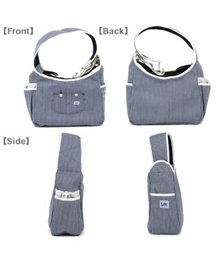 PET PARADISE Lee ヒッコリー スリング ホワイト S 超小型犬 約1.5～4kg ホワイト×ネイビー