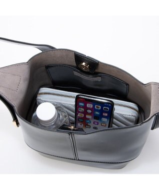 UNBILLION カシュカシュ cachecache / Ｔ字バックルミニショルダー ブラック