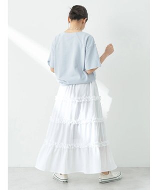 earth music&ecology デザインネックウラケプルオーバー Sax