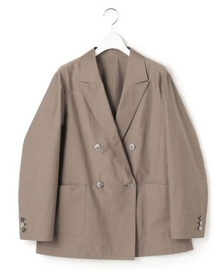 23区 【先行予約】MANTECOブライトワッシャー ダブル ジャケット ブラウン系