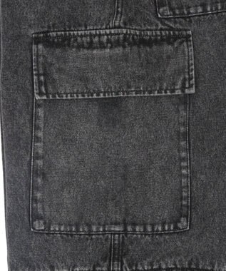 WEGO 2WAYマルチデニムカーゴパンツ デニムブラックソノタ