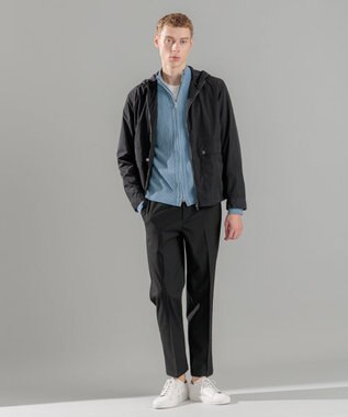 JOSEPH HOMME 【LEON 掲載】ブライトナイロンシャンブレー　スプリングブルゾン ブラック系