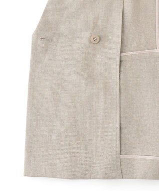 BEIGE， BURDOCK / ダブルジャケット Flax