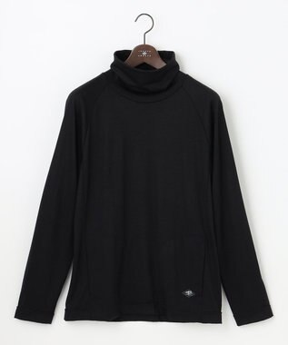 JOSEPH ABBOUD MOUNTAIN 【UNISEX】ウォッシャブルウールタートルネック ブラック系