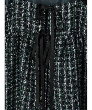 Green Parks ・ＥＬＥＮＣＡＲＥ　ＤＵＥ　ツイードバックリボンキャミ Green