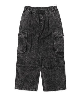 WEGO 【ユニセックス着用ITEM】デニムイージーカーゴパンツ デニムブラックソノタ