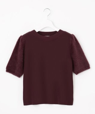 ANY SIS フェザースリーブ ニット