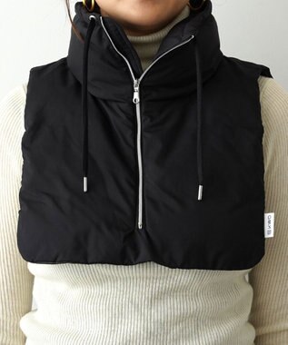 KWD 【日本製】STAND COLLAR DOWN PARTS グリーンダウン スタンドカラーダウンパーツ ブラック