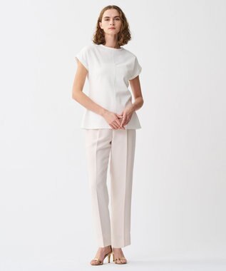 uncrave ダブルフェイスジャージー 2WAYスリットトップス オフ