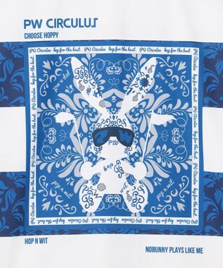 PW CIRCULUS 【吸水速乾 / UVカット / ストレッチ】【MEN】ラガーシャツ ゴルフ ネイビー系1