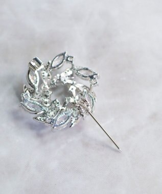 Tiaclasse リーフパールブローチ シルバー