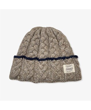 林八百吉商店 Coleman 裏ボアケーブル編みワッチ モカ