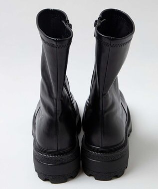 WEGO 【XLサイズ展開あり】ストレッチショートブーツ ブラック