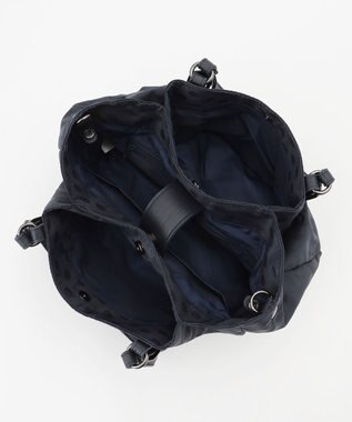 Y'SACCS 【Y’SACCS vous et】ドットジャカード マルチウェイトート Sサイズ ネイビー