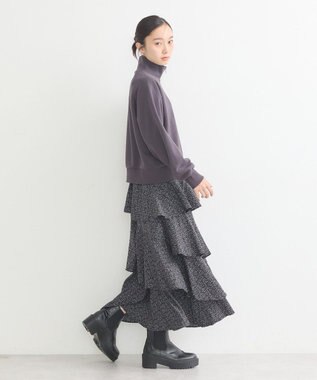 earth music&ecology チャンピオン　ｅｍａｅハーフジップ裏毛プルオーハ Charcoal Gray