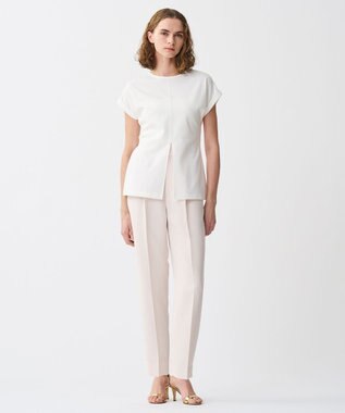 uncrave ダブルフェイスジャージー 2WAYスリットトップス オフ