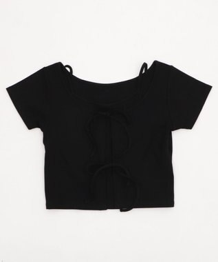 WEGO キャミドッキングカーデトップス ブラック