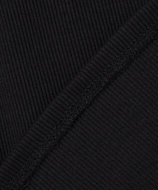 ANY L テレコタンクトップ ブラック