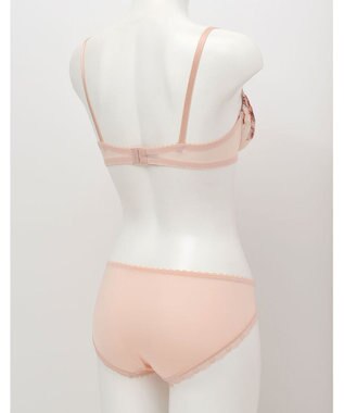 Wing WEB限定　ブラ＆ショーツセット　快適なつけごこち　はきこみ丈あさめ　ウイング／ワコール　CB3712 オレンジ