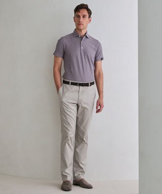 GOTAIRIKU 3年連続売上NO1/キングサイズ登場【仕事で着られる】キレイめ 鹿の子 BIZ ポロシャツ ライラック(26年新色)