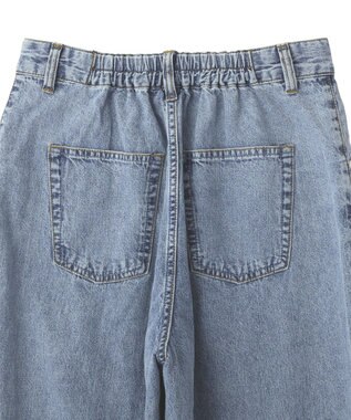 YECCA VECCA 綿麻バギーデニムパンツ Light Indigo