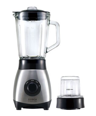 YAMATO テーブル＆キッチン 【siroca】ミル付きミキサー  シルバー  SJM-180G