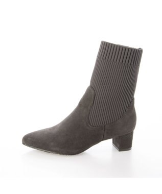 Riz raffinee <Riz raffinee> ポインテッドニットブーツ グレースエード