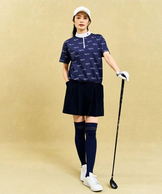 23区GOLF 【WOMEN】ウェストドローコードモック ネイビー系5