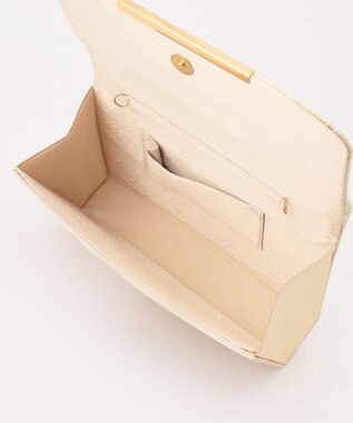 ANY SIS 【2WAY】ギャザープリーツパーティ バッグ シャンパン