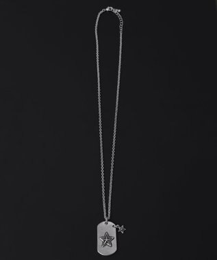 WEGO Mモチーフドッグタグネックレス 柄3