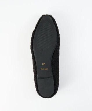 BONTRE 【MIONOTIS/ミオノティス】ファーフラットパンプス/40411 ブラック